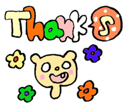 shamoji-bear2 sticker #5201604