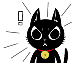 Black Cat 'Tama' sticker #5202226