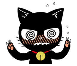 Black Cat 'Tama' sticker #5202243