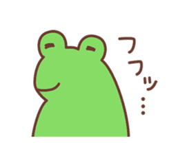 Rabbit and frog sticker #5202591