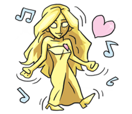 AsB - Goldy (The Goldenman Dance Off) sticker #5202744