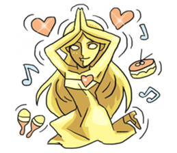 AsB - Goldy (The Goldenman Dance Off) sticker #5202747