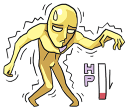 AsB - Goldy (The Goldenman Dance Off) sticker #5202751