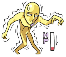 AsB - Goldy (The Goldenman Dance Off) sticker #5202751