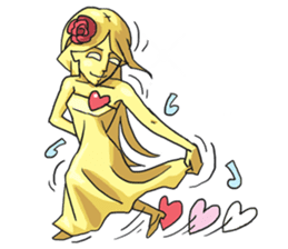 AsB - Goldy (The Goldenman Dance Off) sticker #5202754