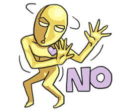 AsB - Goldy (The Goldenman Dance Off) sticker #5202756