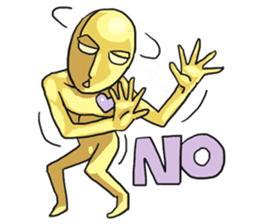 AsB - Goldy (The Goldenman Dance Off) sticker #5202756