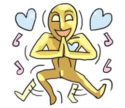 AsB - Goldy (The Goldenman Dance Off) sticker #5202759
