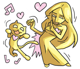 AsB - Goldy (The Goldenman Dance Off) sticker #5202762