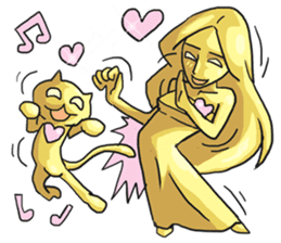 AsB - Goldy (The Goldenman Dance Off) sticker #5202762
