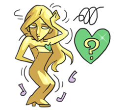 AsB - Goldy (The Goldenman Dance Off) sticker #5202765