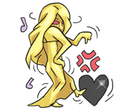 AsB - Goldy (The Goldenman Dance Off) sticker #5202767