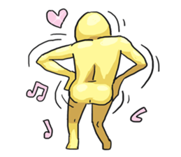 AsB - Goldy (The Goldenman Dance Off) sticker #5202768