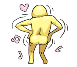 AsB - Goldy (The Goldenman Dance Off) sticker #5202768