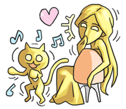 AsB - Goldy (The Goldenman Dance Off) sticker #5202772