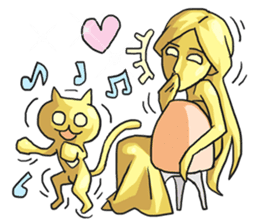 AsB - Goldy (The Goldenman Dance Off) sticker #5202772