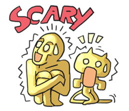 AsB - Goldy (The Goldenman Dance Off) sticker #5202775