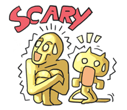 AsB - Goldy (The Goldenman Dance Off) sticker #5202775