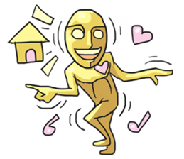 AsB - Goldy (The Goldenman Dance Off) sticker #5202776
