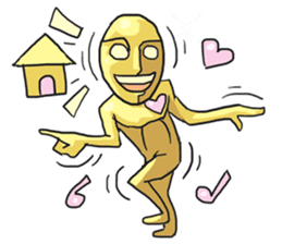 AsB - Goldy (The Goldenman Dance Off) sticker #5202776