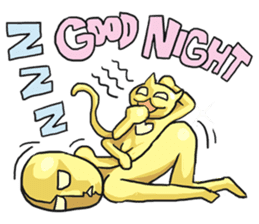 AsB - Goldy (The Goldenman Dance Off) sticker #5202779