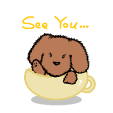 teacup poodle sticker #5203159