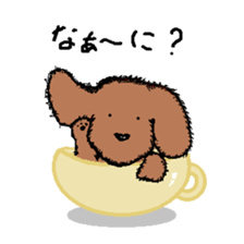 teacup poodle sticker #5203166