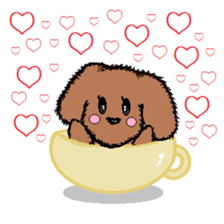 teacup poodle sticker #5203176