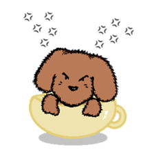 teacup poodle sticker #5203177
