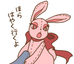 Tsundere rabbit and cat Azatoi sticker #5203271