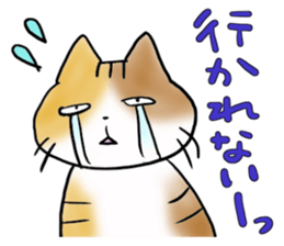 Native of Hokkaido tortoiseshell cat sticker #5203554