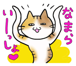 Native of Hokkaido tortoiseshell cat sticker #5203561