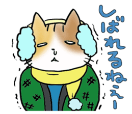 Native of Hokkaido tortoiseshell cat sticker #5203577