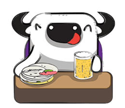 crazy buff sticker #5203911