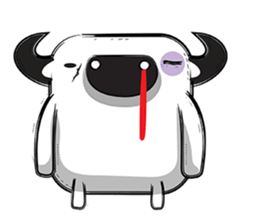 crazy buff sticker #5203919