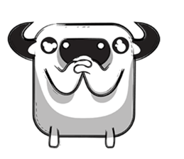 crazy buff sticker #5203929