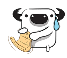 crazy buff sticker #5203938