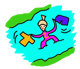 MOMOTARO KARATE japanese story sticker #5204582