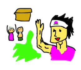 MOMOTARO KARATE japanese story sticker #5204589