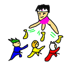 MOMOTARO KARATE japanese story sticker #5204594