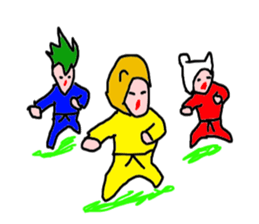 MOMOTARO KARATE japanese story sticker #5204603