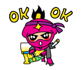 party Ninja sticker #5204625