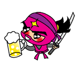 party Ninja sticker #5204633