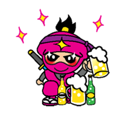 party Ninja sticker #5204635