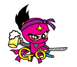 party Ninja sticker #5204637