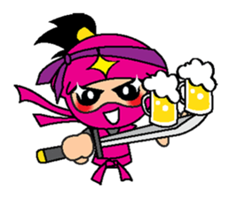 party Ninja sticker #5204642