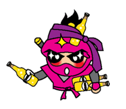 party Ninja sticker #5204658