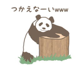A little funny panda sticker #5205021