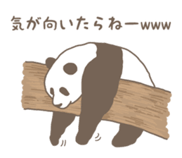 A little funny panda sticker #5205022