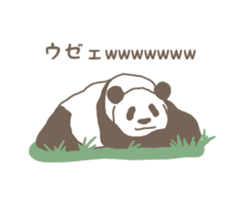 A little funny panda sticker #5205034